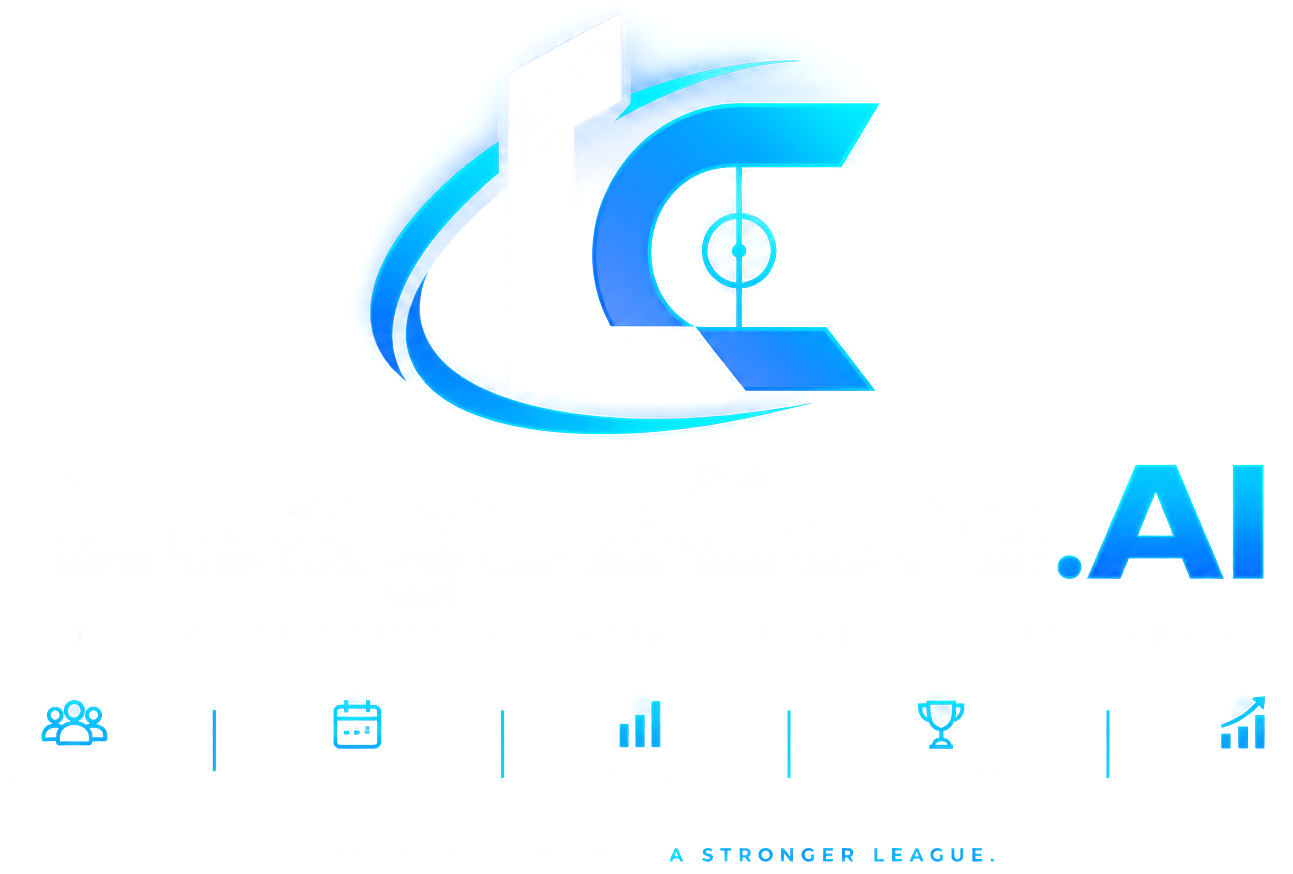 LeagueCore.AI — The operating system for sports leagues